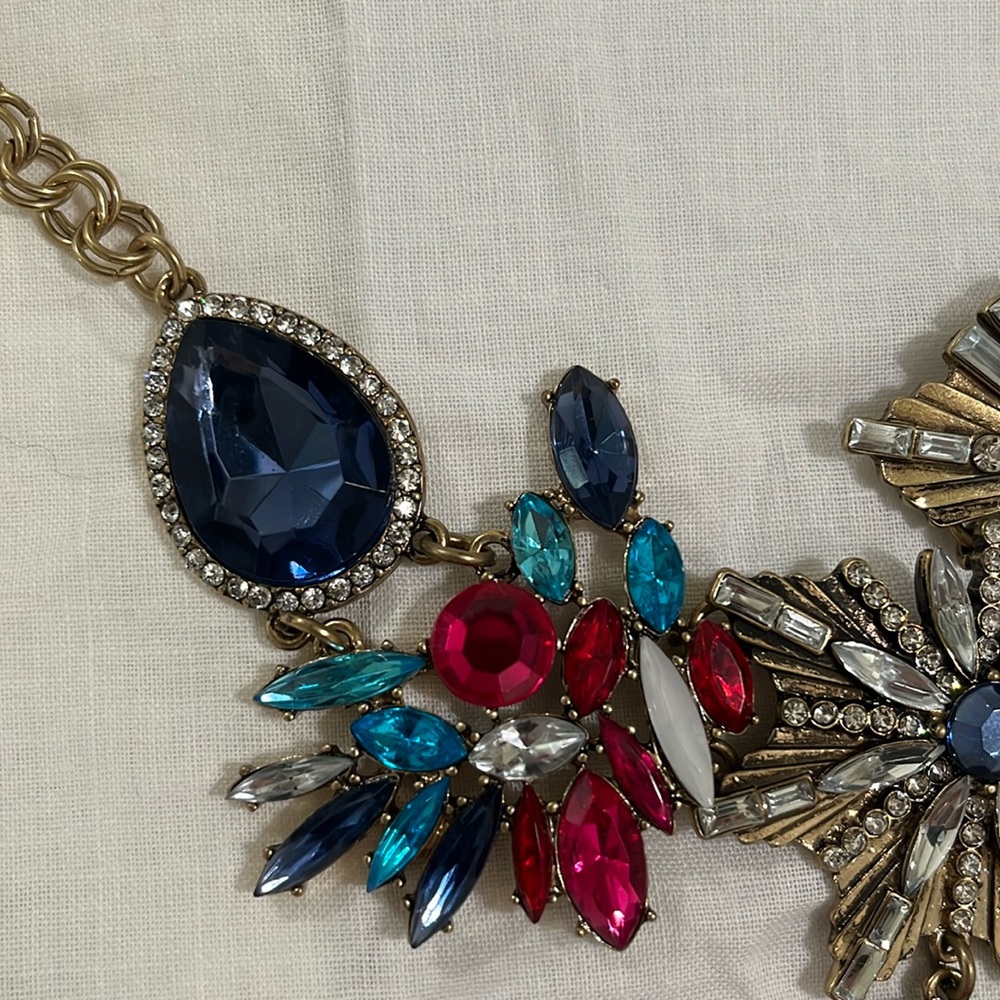 Multi-Colored Stone Necklace - image 8